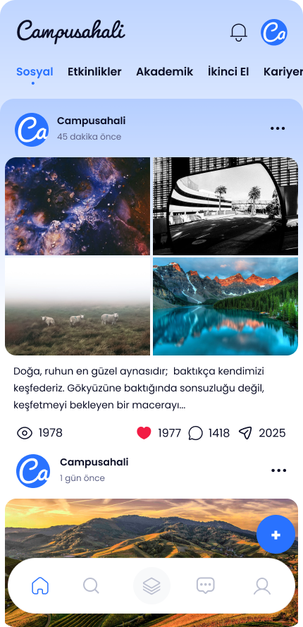 Campusahali Uygulama Önizlemesi
